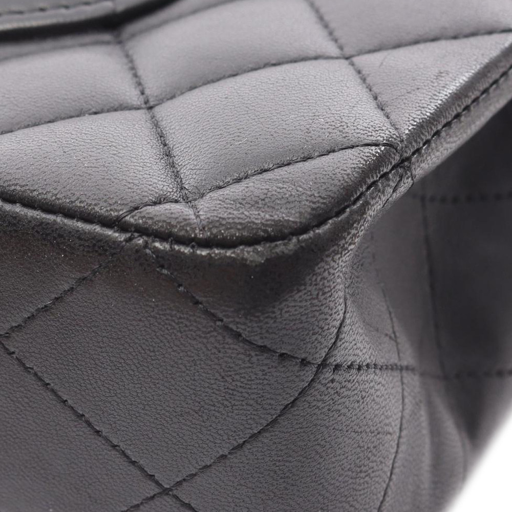 Pre-Loved Chanel Medium Classic Lambskin Double Flap - Picture 12 of 12